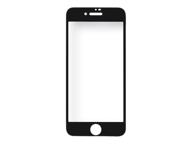 MCL Samar - Protection d'écran pour téléphone portable - verre - couleur de cadre noir - pour Apple iPhone 7, 8 - ACC-FTIP1001 - Accessoires pour téléphone portable