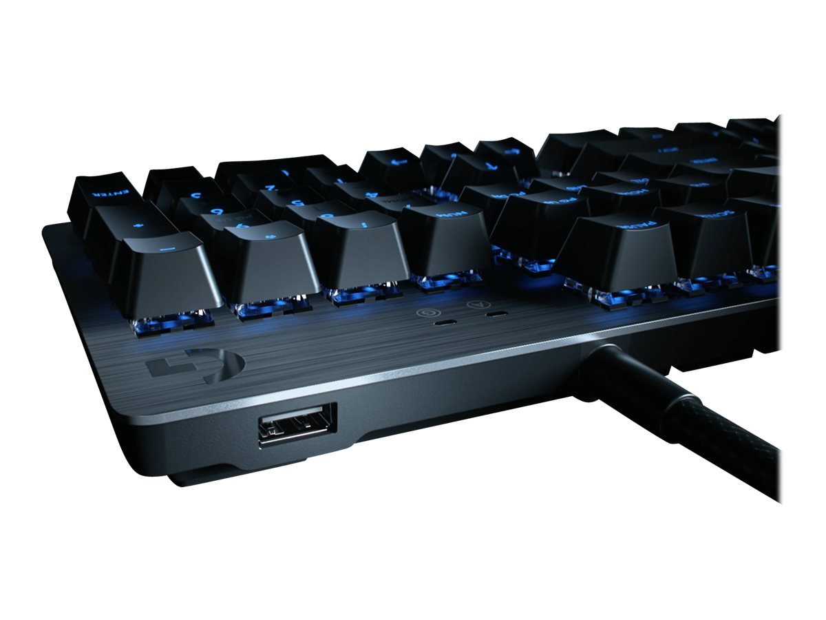 Logitech Gaming G513 - Clavier - backlit - USB - AZERTY - Français - commutateur : GX Brown Tactile - carbone - 920-009325 - Claviers