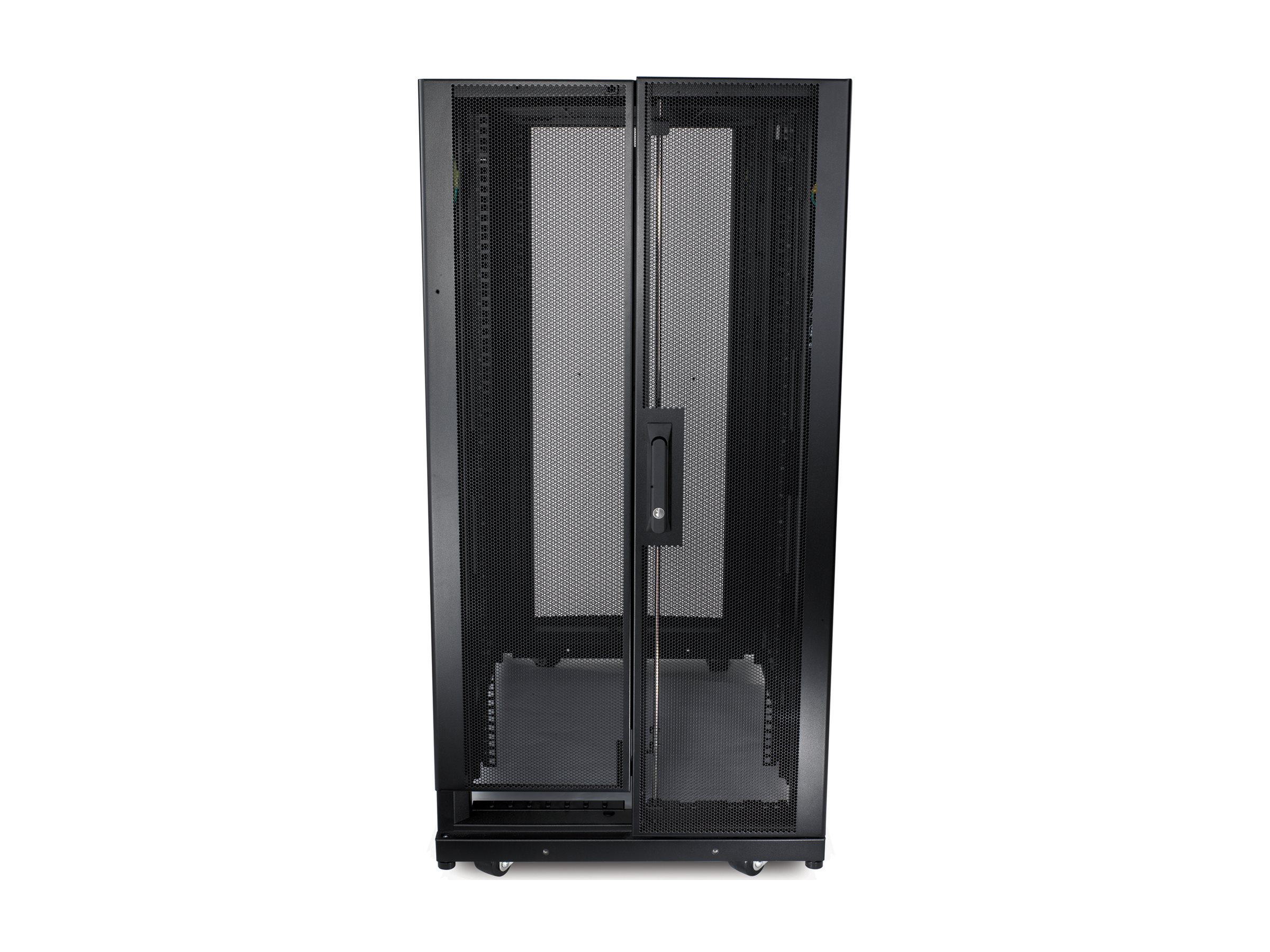 APC NetShelter SX - Rack - noir - 24U - 19" - pour P/N: SURT15KRMXLT-1TF10K, SURT15KRMXLT-TF5, SURT20KRMXLT-1TF10K, SURT20KRMXLT-TF5 - AR3104 - Accessoires pour serveur