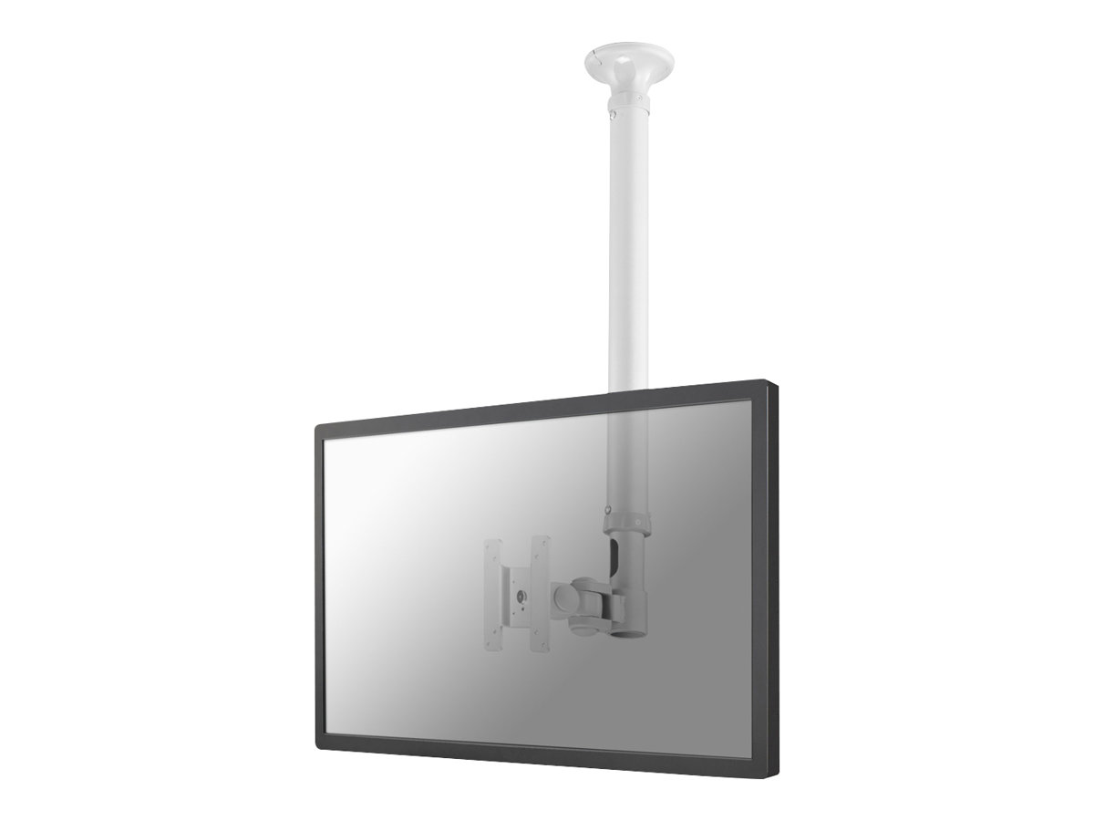 Neomounts FPMA-C100 - Support - pleine action - pour Écran LCD - blanc - Taille d'écran : 10"-30" - montable au plafond - FPMA-C100WHITE - Accessoires pour écran