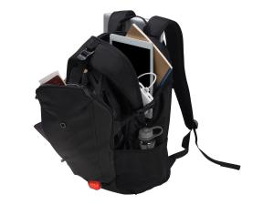 DICOTA Backpack GO - Sac à dos pour ordinateur portable - 13" - 15.6" - noir - D31763 - Sacoches pour ordinateur portable