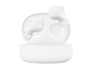 Belkin SoundForm Bolt - Écouteurs sans fil avec micro - intra-auriculaire - Bluetooth - blanc - AUC009BTWH - Écouteurs