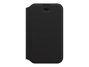 OtterBox Strada Series Via - Étui à rabat pour téléphone portable - polyuréthane, polycarbonate - noir - pour Apple iPhone 12 mini - 77-65385 - Coques et étuis pour téléphone portable
