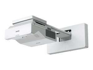 Epson EB-760W - Projecteur 3LCD - 4100 lumens (blanc) - 4100 lumens (couleur) - 16:10 - objectif à ultra courte focale - IEEE 802.11a/b/g/n/ac sans fil / LAN / Miracast - blanc - V11HA81080 - Projecteurs numériques