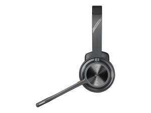 Poly Voyager 4310-M - Voyager 4300 UC series - micro-casque - sur-oreille - Bluetooth - sans fil, filaire - USB-C - noir - Certifié pour Microsoft Teams - 77Y97AA - Écouteurs