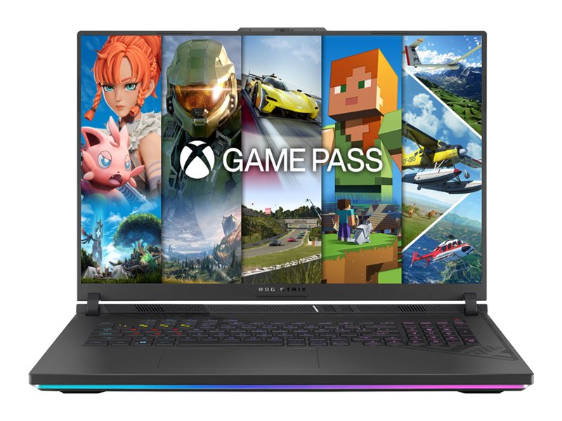 ASUS ROG Strix G18 G814JV-DR5185W - Intel Core i7 - 13650HX / jusqu'à 4.9 GHz - Win 11 Home - GeForce RTX 4060 - 32 Go RAM - 1 To SSD NVMe - 18" 1920 x 1200 @ 165 Hz - Éthernet - Wi-Fi 6E - gris eclipse - 90NR0CM1-M00CE0 - Ordinateurs portables