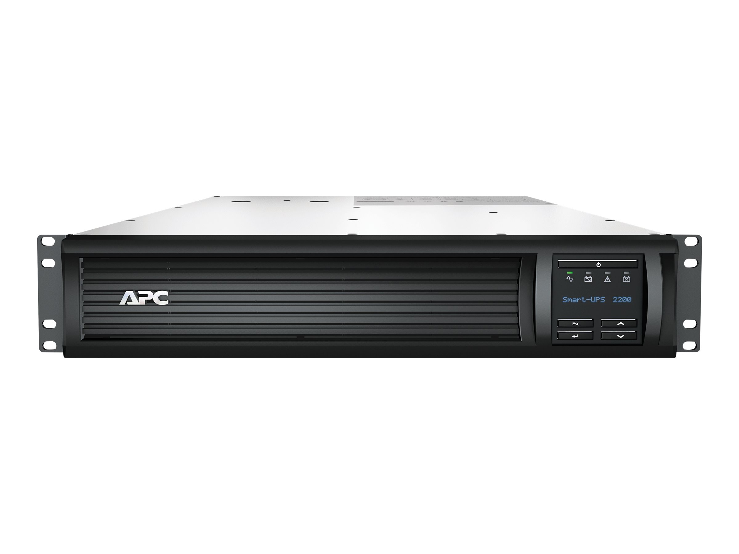 APC Smart-UPS SMT 2200VA LCD RM with SmartConnect - Onduleur (rack-montable) - CA 230 V - 1980 Watt - 2200 VA - RS-232, USB - connecteurs de sortie : 9 - 2U - pour P/N: AR3003, AR3003SP, AR3006, AR3006SP, AR3103, AR3103SP, AR3106, AR3106SP, AR9300SP - SMT2200RMI2UC - UPS montables sur rack