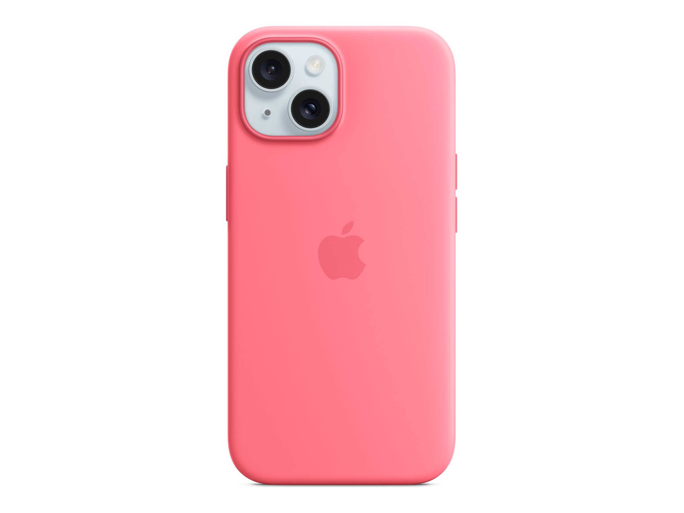 Apple - Coque de protection pour téléphone portable - compatibilité avec MagSafe - silicone - rose - pour iPhone 15 - MWN93ZM/A - Coques et étuis pour téléphone portable
