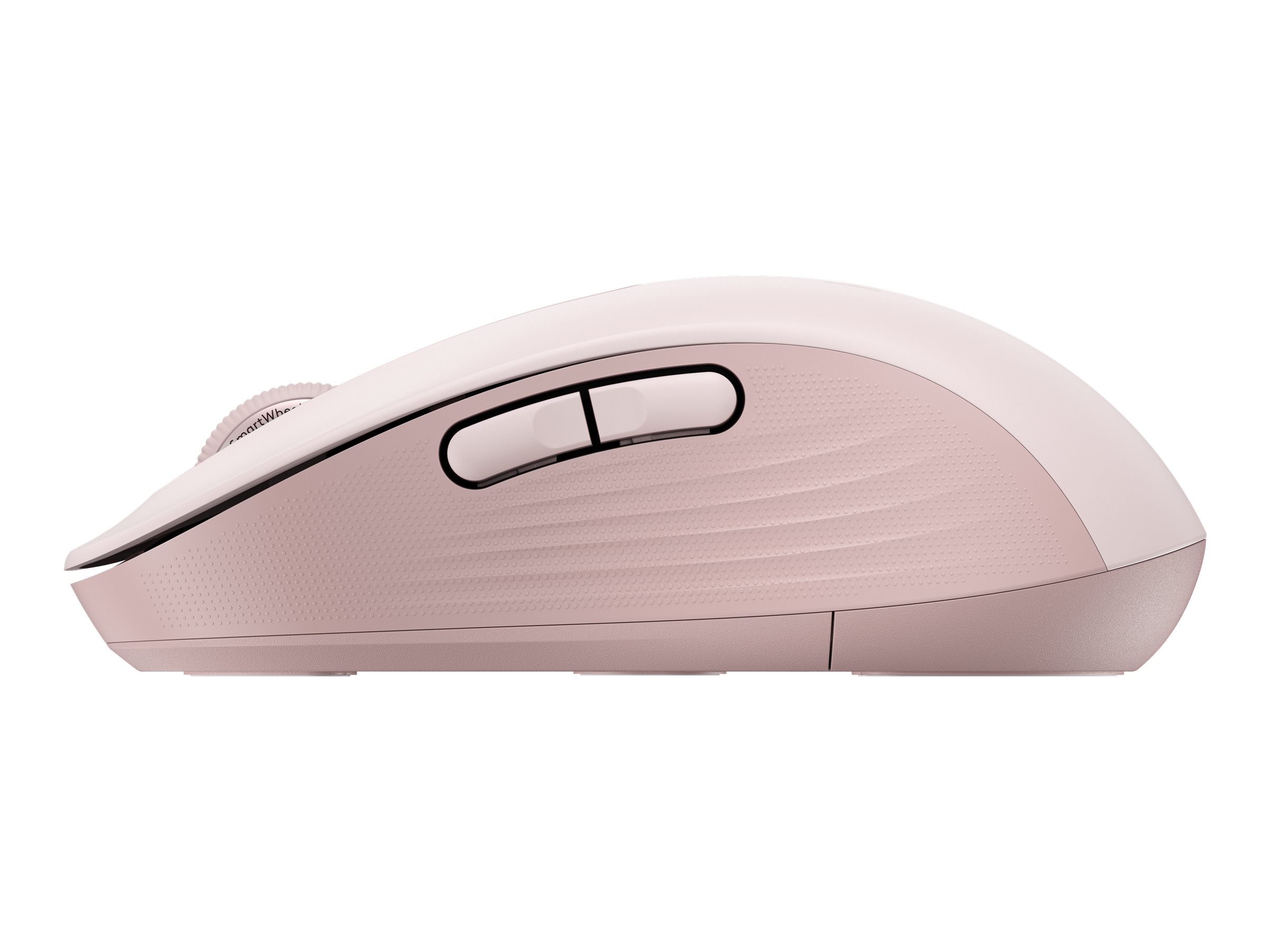 Logitech Signature M650 L - Souris - grande taille - optique - 5 boutons - sans fil - Bluetooth, 2.4 GHz - récepteur USB Logitech Logi Bolt - rose - 910-006237 - Souris