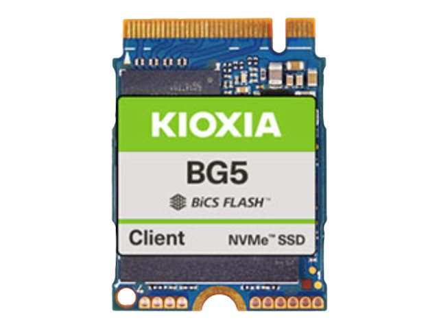 KIOXIA BG5 Series KBG50ZNS512G - SSD - 512 Go - client - interne - M.2 2230 - PCIe 4.0 x4 (NVMe) - KBG50ZNS512G - Disques SSD