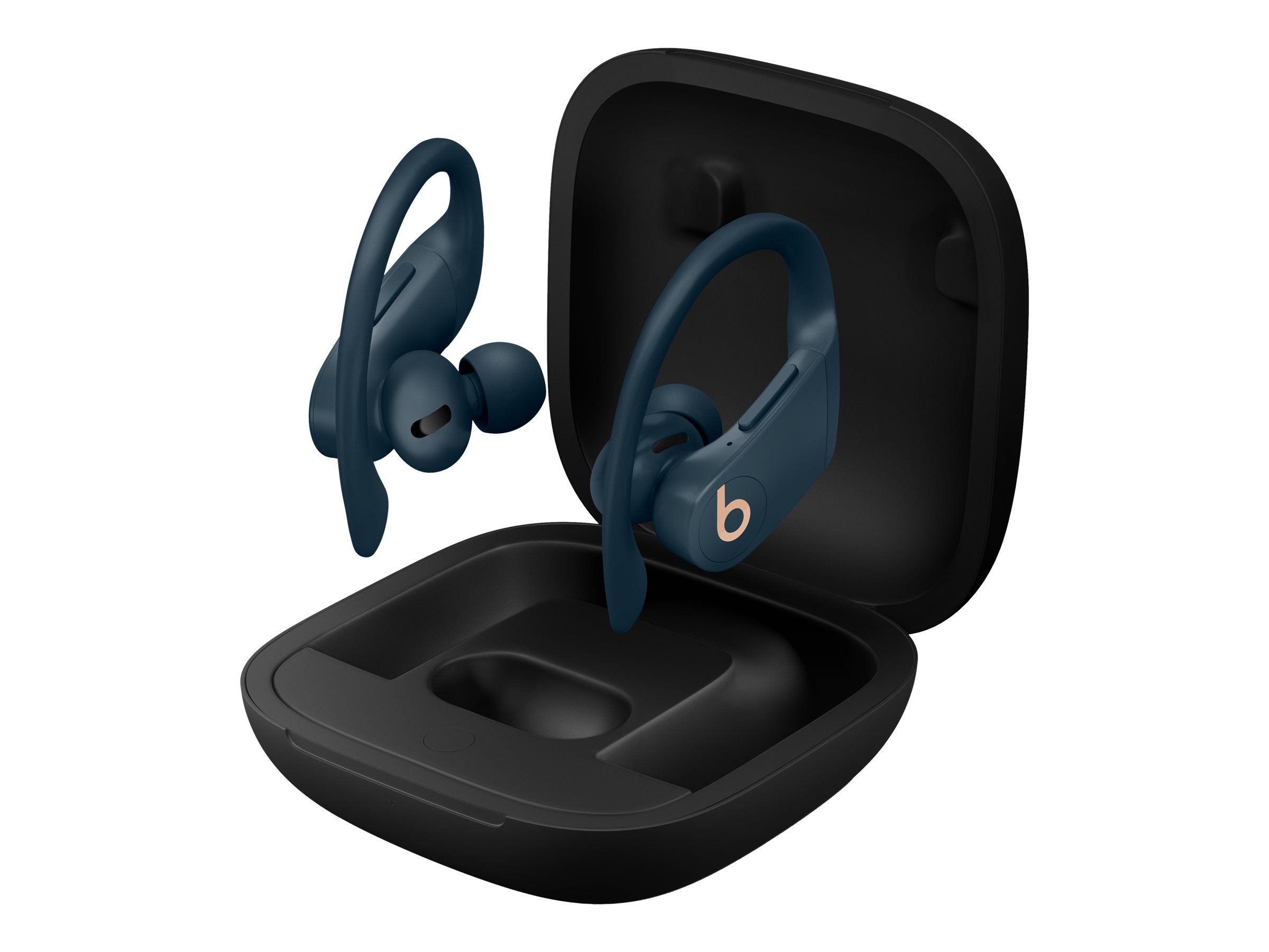 Beats Powerbeats Pro - Écouteurs sans fil avec micro - intra-auriculaire - montage sur l'oreille - Bluetooth - isolation acoustique - marine - MY592ZM/A - Écouteurs