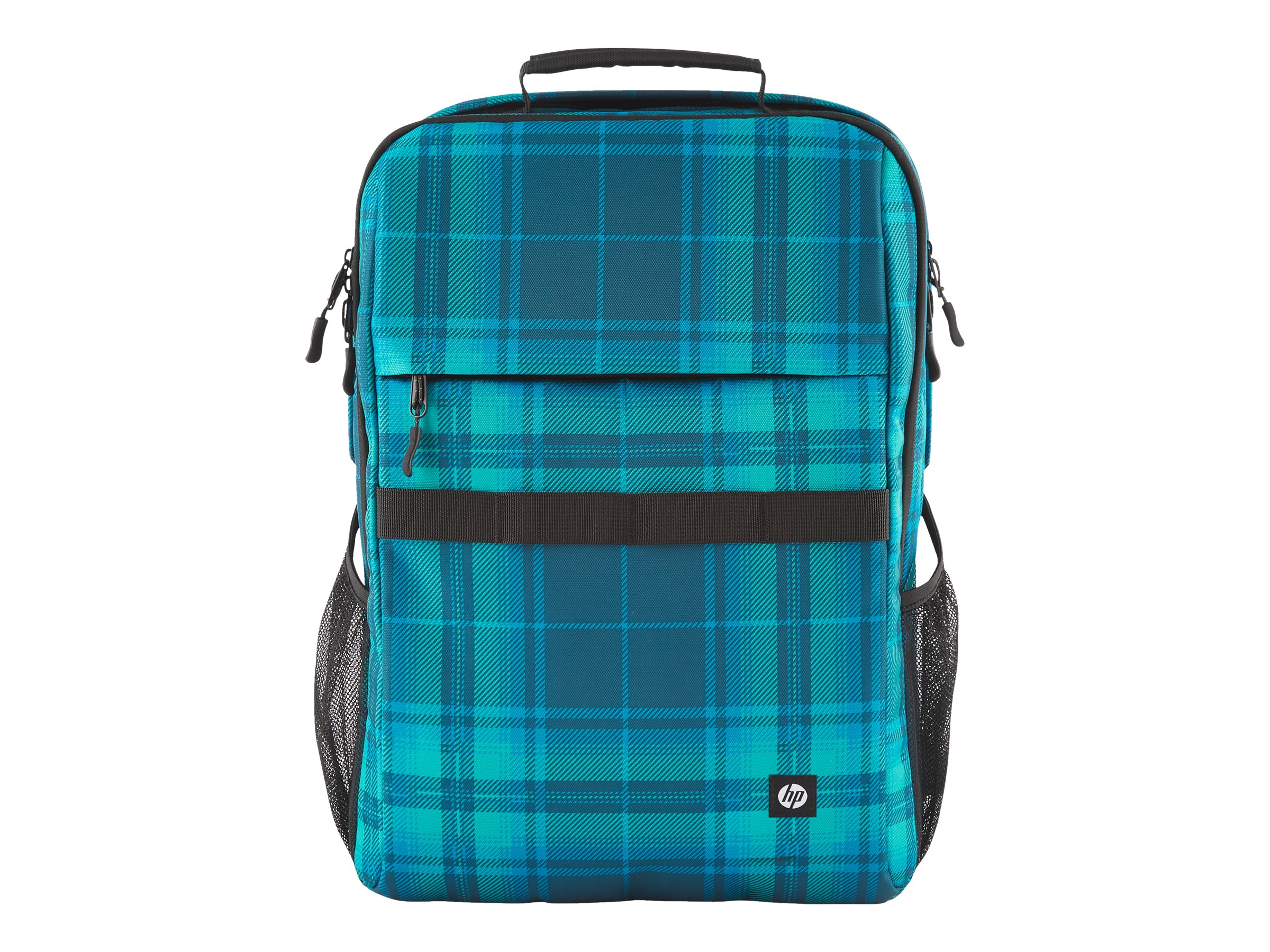 HP - Campus XL - sac à dos pour ordinateur portable - 16.1" - bleu plaid écossais - 7J594AA - Sacoches pour ordinateur portable