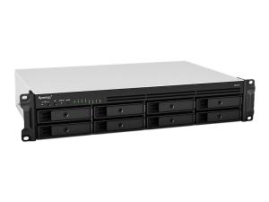 Synology RackStation RS1221RP+ - Serveur NAS - 8 Baies - rack-montable - SATA 6Gb/s - RAID RAID 0, 1, 5, 6, 10, JBOD, disque de réserve 5, 6 disques de secours, disque de réserve 10, disque de réserve 1 - RAM 4 Go - Gigabit Ethernet - iSCSI support - 2U - RS1221RP+ - NAS