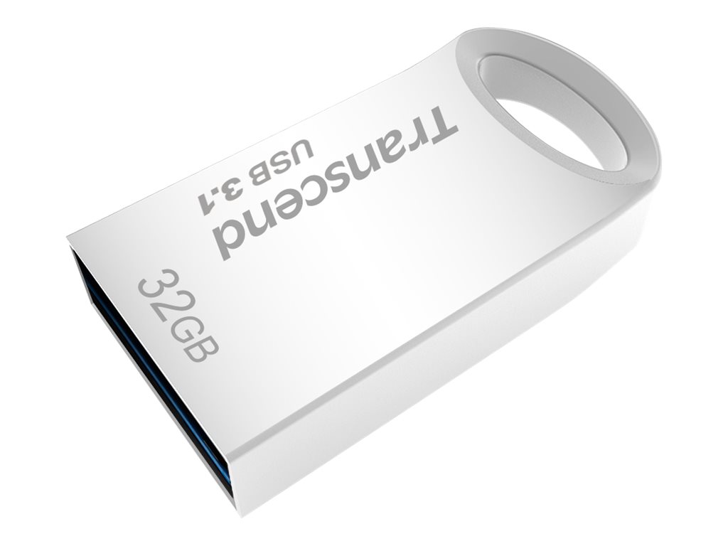 Transcend JetFlash 710 - Clé USB - 32 Go - USB 3.1 - argent - TS32GJF710S - Lecteurs flash