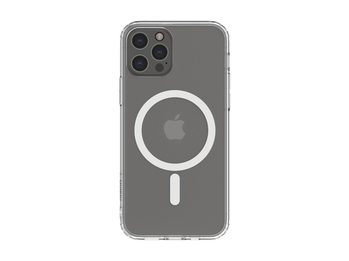 Belkin SheerForce - Coque de protection pour téléphone portable - magnétique - compatibilité avec MagSafe - clair - mince, léger - pour Apple iPhone 14 - MSA008BTCL - Coques et étuis pour téléphone portable