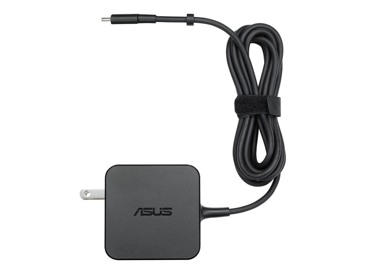 ASUS - Adaptateur secteur - CA 100-240 V - 65 Watt - noir - 90XB04EN-MPW120 - Adaptateurs électriques/chargeurs pour ordinateur portable