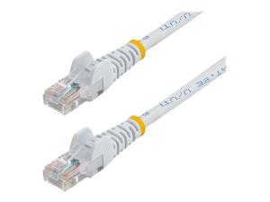 StarTech.com Câble réseau Cat5e UTP sans crochet - 10 m Blanc - Cordon Ethernet RJ45 anti-accroc - Câble patch - Cordon de raccordement - RJ-45 (M) pour RJ-45 (M) - 10 m - UTP - CAT 5e - sans crochet - blanc - 45PAT10MWH - Câbles à paire torsadée