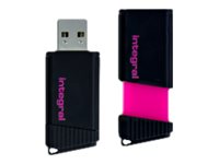 Integral Pulse - Clé USB - 8 Go - USB 2.0 - rose - INFD8GBPULSEPK - Lecteurs flash