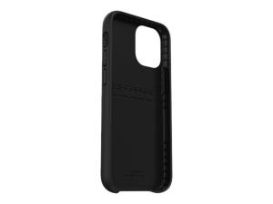LifeProof WAKE - Coque de protection pour téléphone portable - plastique recyclé d'origine marine - noir - ultra mince avec un motif de vagues doux - pour Apple iPhone 12 mini - 77-65398 - Coques et étuis pour téléphone portable