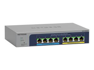 NETGEAR Plus MS108EUP - Commutateur - Géré - 4 x 100/1000/2.5G (PoE++) + 4 x 100/1000/2.5G (PoE+) - de bureau, fixation murale - PoE++ (230 W) - MS108EUP-100EUS - Concentrateurs et commutateurs gigabit