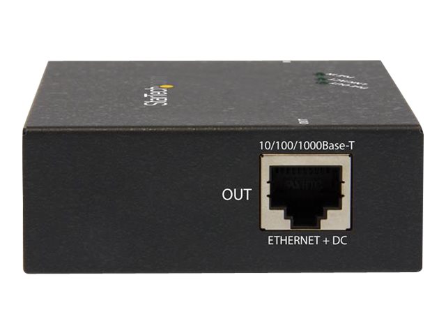 StarTech.com Répéteur Gigabit PoE+ à 1 port - Extendeur réseau Power over Ethernet 802.3at et 802.3af - Gigabit PoE extender - 100 m - Relais - 1GbE - 10Base-T, 100Base-TX, 1000Base-T - jusqu'à 100 m - pour P/N: ST12MHDLANU - POEEXT1GAT - Prolongateurs de signal