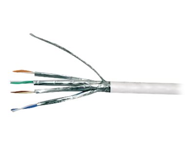 MCL - Câble en vrac - 100 m - SFTP - CAT 6a - IEEE 802.5 - sans halogène - blanc - C6APST/100H-W - Câbles à paire torsadée