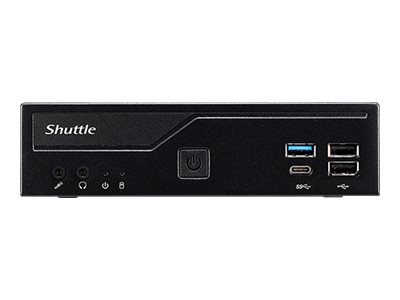 Shuttle XPC slim DH610 - Barebone - Slim-PC - Socket LGA1700 - Intel H610 - pas de processeur - RAM 0 Go - Gigabit Ethernet, 2.5 Gigabit Ethernet - noir - DH610 - Mini-systèmes
