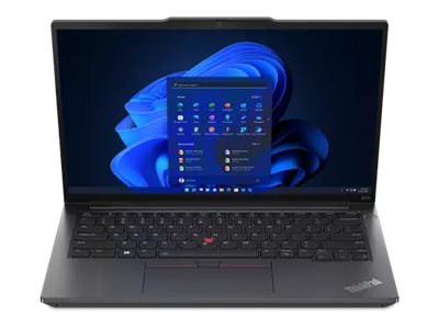 Lenovo ThinkPad E14 Gen 5 21JK - Conception de charnière à 180 degrés - Intel Core i5 - 1335U / jusqu'à 4.6 GHz - Win 11 Pro - Carte graphique Intel Iris Xe - 16 Go RAM - 512 Go SSD TCG Opal Encryption 2, NVMe - 14" IPS 1920 x 1200 - Gigabit Ethernet - Wi-Fi 6 - noir graphite - clavier : Français - avec 1 an de support Premier Lenovo - 21JK005AFR - Ordinateurs portables