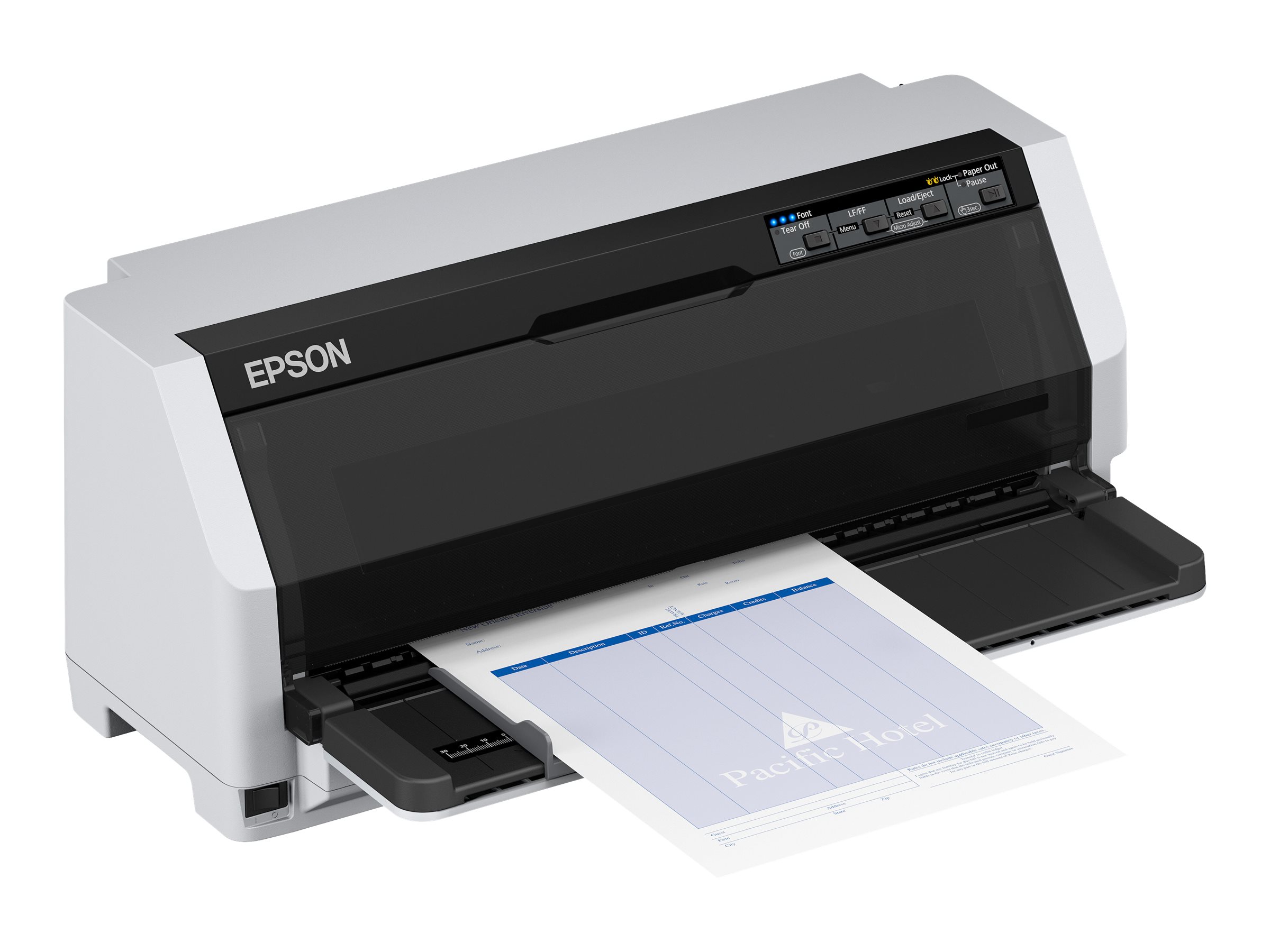 Epson LQ 690IIN - Imprimante - Noir et blanc - matricielle - 360 x 180 dpi - 24 pin - parallèle, USB 2.0, LAN - C11CJ82403 - Imprimantes matricielles