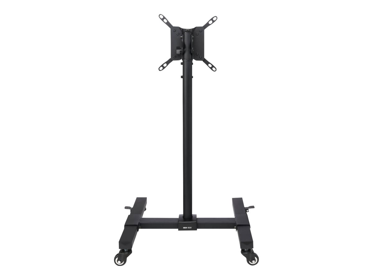 Eaton Tripp Lite Series Mobile TV Stand - Height Adjustable, 13" to 42" TVs and Monitors, Locking Casters, Black - Chariot - pour panneau plat interactif/écran LCD - aluminium, acier - noir - Taille d'écran : 13"-42" - posé sur le sol - DMC1342S - Accessoires pour écran