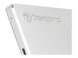Transcend StoreJet 25C3S - Disque dur - 1 To - externe (portable) - 2.5" - USB 3.1 Gen 1 (USB-C connecteur) - argent - TS1TSJ25C3S - Disques durs externes