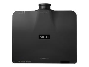 NEC PA804UL - Projecteur 3LCD - 3D - 8200 ANSI lumens - WUXGA (1920 x 1200) - 16:10 - 1080p - objectif zoom - LAN - noir - avec NP13ZL lens - 40001459 - Projecteurs numériques