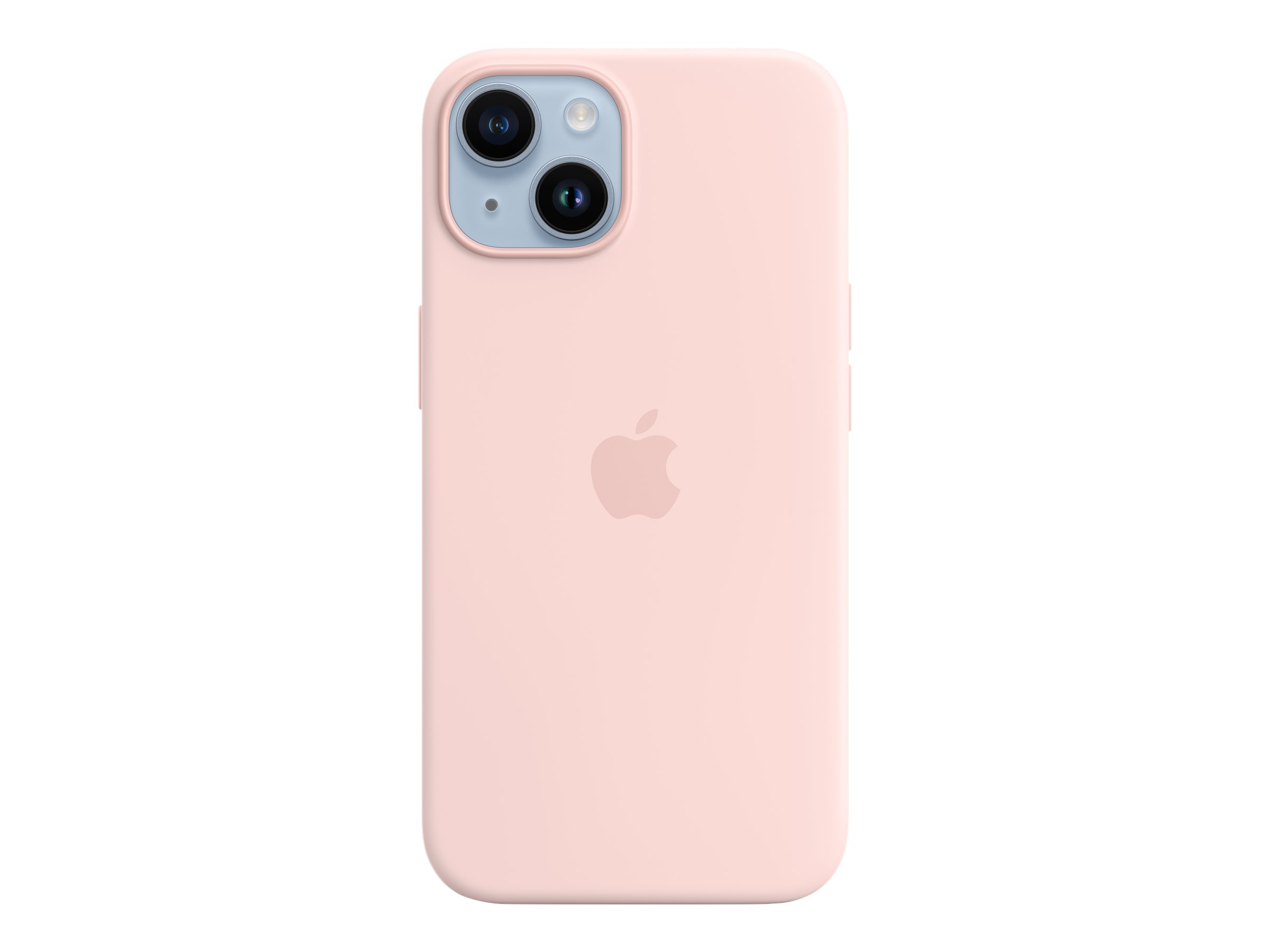 Apple - Coque de protection pour téléphone portable - compatibilité avec MagSafe - silicone - rose craie - pour iPhone 14 - MPRX3ZM/A - Coques et étuis pour téléphone portable