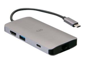 C2G USB-C® Mini Dock with HDMI, 2x USB-A, Ethernet, SD Card Reader, and USB-C Power Delivery up to 100W - 4K 30Hz - Station d'accueil - USB-C / Thunderbolt 3 - HDMI - 1GbE - C2G54458 - Stations d'accueil pour ordinateur portable