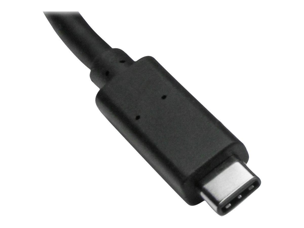StarTech.com Hub USB-C à 3 ports avec Gigabit Ethernet - USB-C vers 3x USB-A - USB 3.0 - Adaptateur d'alimentation inclus - Concentrateur (hub) - 3 x SuperSpeed USB 3.0 + 1 x 10/100/1000 - de bureau - HB30C3A1GE - Concentrateurs USB