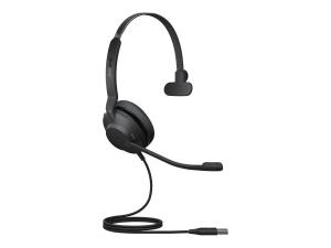 Jabra Evolve2 30 SE MS Mono - Micro-casque - sur-oreille - filaire - USB-A - isolation acoustique - Certifié pour Microsoft Teams - 23189-899-979 - Écouteurs