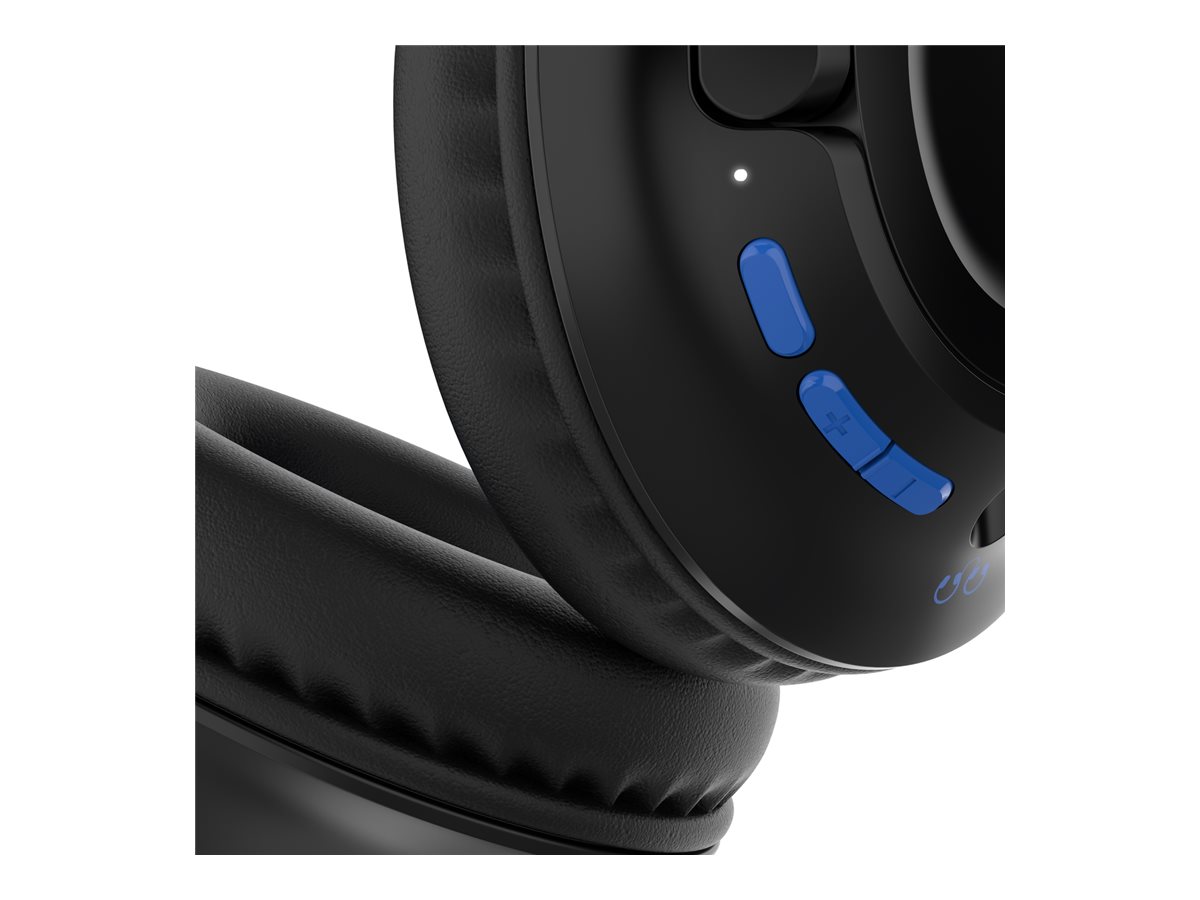 Belkin SoundForm Inspire - Écouteurs avec micro - circum-aural - Bluetooth - sans fil, filaire - jack 3,5mm - noir - AUD006BTBLK - Écouteurs