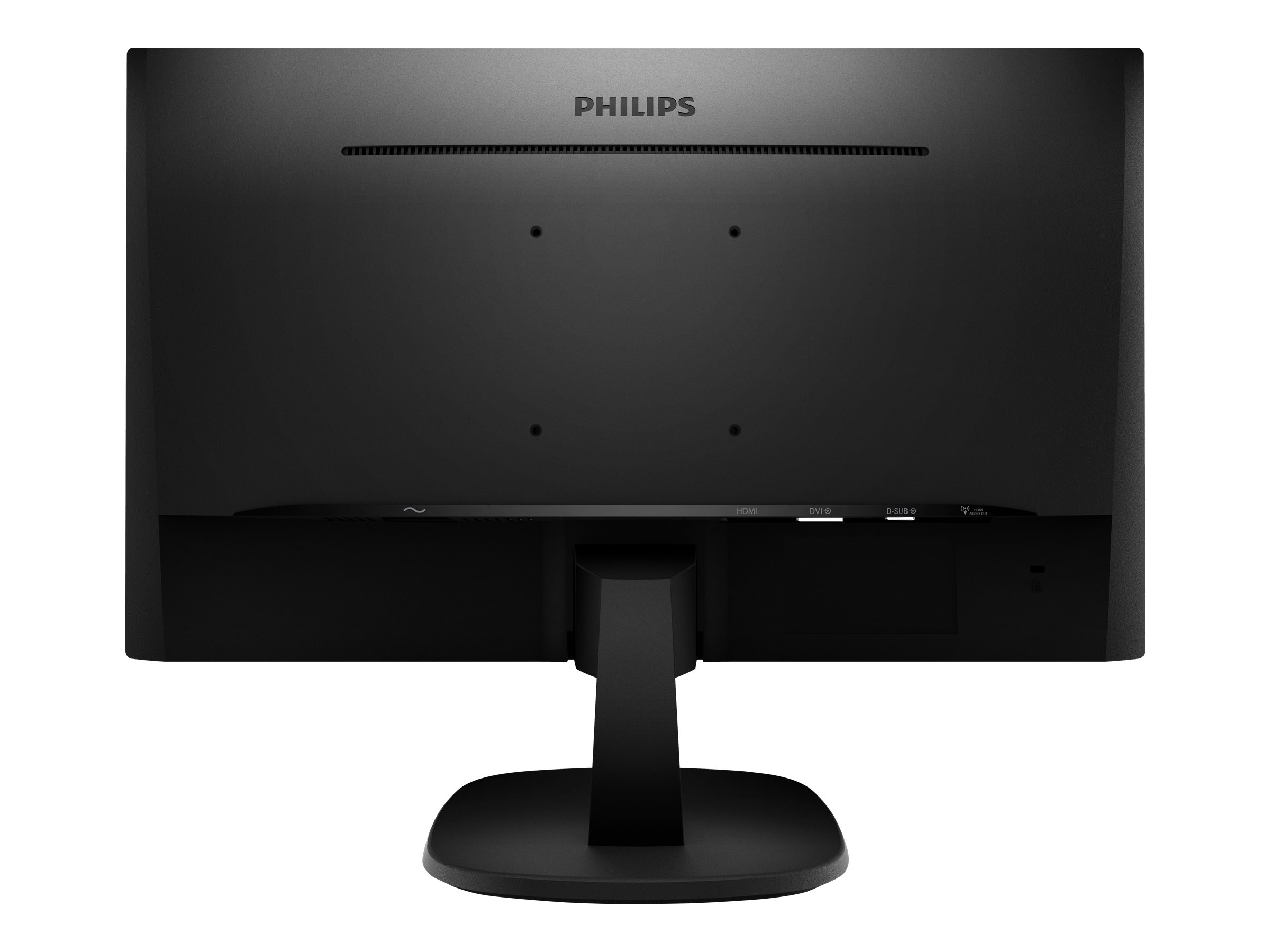 Philips V-line 243V7QDSB - Écran LED - 24" (23.8" visualisable) - 1920 x 1080 Full HD (1080p) @ 60 Hz - IPS - 250 cd/m² - 1000:1 - 5 ms - HDMI, DVI-D, VGA - noir texturé - 243V7QDSB/00 - Écrans d'ordinateur