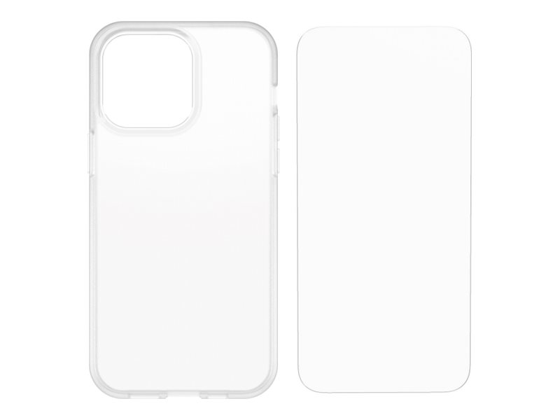 OtterBox React Series - Coque de protection pour téléphone portable - clair - avec protection d'écran Trusted Glass - pour Apple iPhone 14 Pro Max - 78-80929 - Coques et étuis pour téléphone portable
