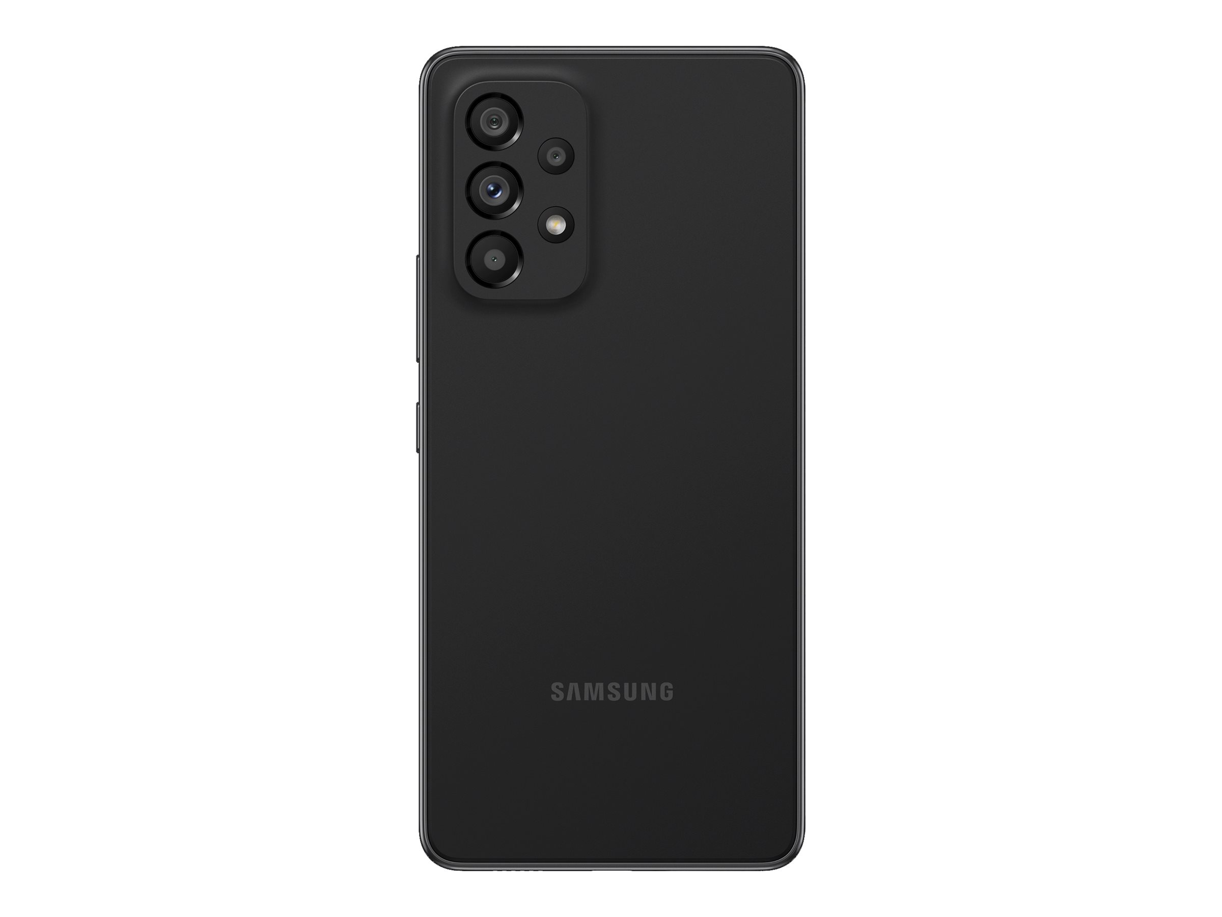 Samsung Galaxy A53 5G - Enterprise Edition - 5G smartphone - double SIM - RAM 6 Go / Mémoire interne 128 Go - microSD slot - écran OEL - 6.5" - 2400 x 1080 pixels (120 Hz) - 4x caméras arrière 64 MP, 12 MP, 5 MP, 5 MP - front camera 32 MP - noir génial - SM-A536BZKNEEB - Smartphones 5G