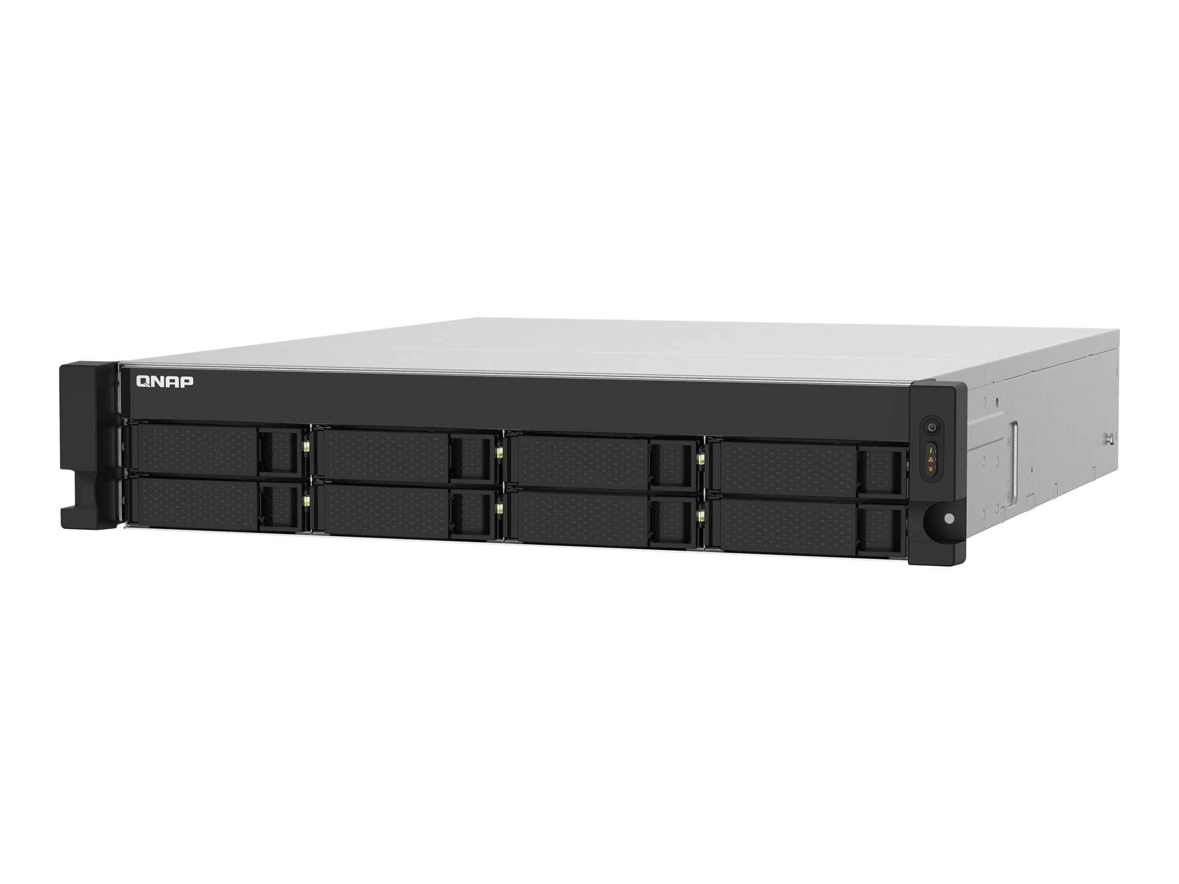 QNAP TS-832PXU - Serveur NAS - 8 Baies - rack-montable - SATA 6Gb/s - RAID RAID 0, 1, 5, 6, 10, 50, JBOD, 60 - RAM 4 Go - Gigabit Ethernet / 2.5 Gigabit Ethernet / 10 Gigabit Ethernet - iSCSI support - 2U - TS-832PXU-4G - NAS