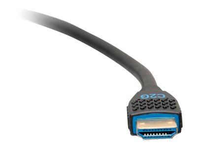 C2G 10ft 4K HDMI Cable - Performance Series Cable - Ultra Flexible - M/M - High Speed - câble HDMI - HDMI mâle pour HDMI mâle - 3 m - noir - C2G10378 - Câbles HDMI