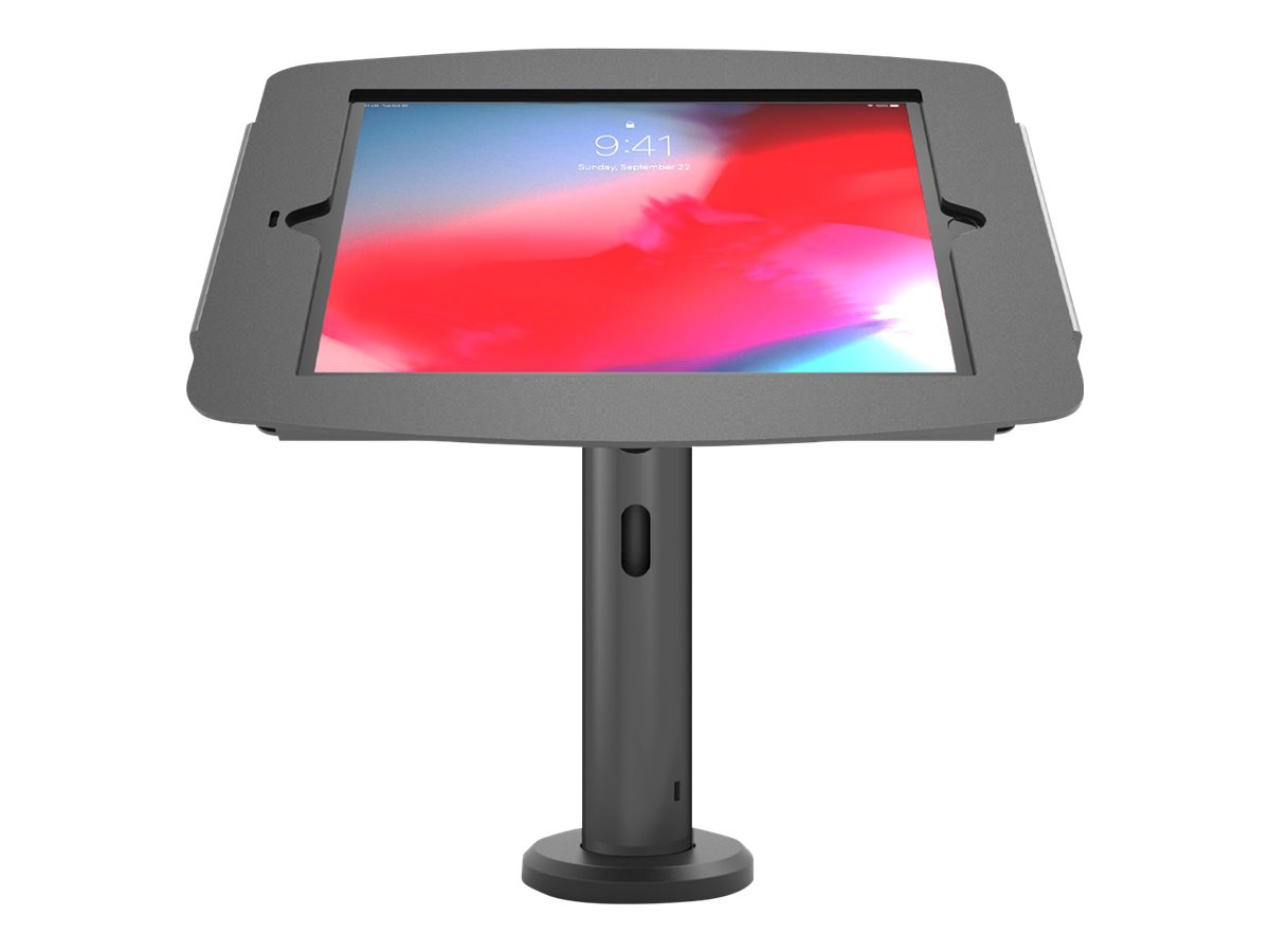 Compulocks iPad Pro 12,9" (3-6ème génération) Boîtier Space et support inclinable Rise 4" - Kit de montage (enceinte, support de poteau) - pour tablette - verrouillable - aluminium de haute qualité - noir - Taille d'écran : 12.9" - pour Apple 12.9-inch iPad Pro - TCDP04299PSENB - Accessoires pour ordinateur portable et tablette