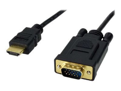 MCL - Câble adaptateur - HDMI mâle pour HD-15 (VGA) mâle - 1.5 m - MC287-1.5M - Accessoires pour téléviseurs