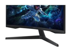 Samsung Odyssey G5 S27CG552EU - G55C Series - écran LED - jeux - incurvé - 27" - 2560 x 1440 QHD @ 165 Hz - VA - 300 cd/m² - 2500:1 - HDR10 - 1 ms - HDMI, DisplayPort - noir - LS27CG552EUXEN - Écrans d'ordinateur