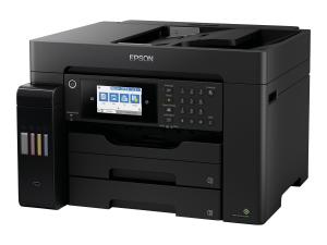 Epson EcoTank ET-16650 - Imprimante multifonctions - couleur - jet d'encre - A3 plus (311 x 457 mm) (original) - A3 (support) - jusqu'à 25 ppm (impression) - 550 feuilles - 33.6 Kbits/s - USB 2.0, LAN, hôte USB, Wi-Fi - noir - C11CH71401 - Imprimantes multifonctions