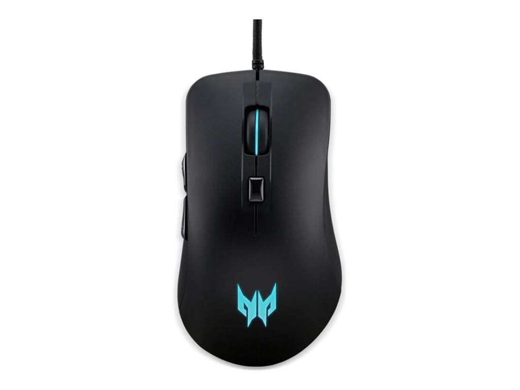 Acer Predator Cestus 310 (PMW910) - Souris - ergonomique - optique - 6 boutons - filaire - USB - noir - Pour la vente au détail - pour Predator Helios 300; Predator Orion 3000; 5000; Predator Triton 300; 500 - NP.MCE11.00U - Souris