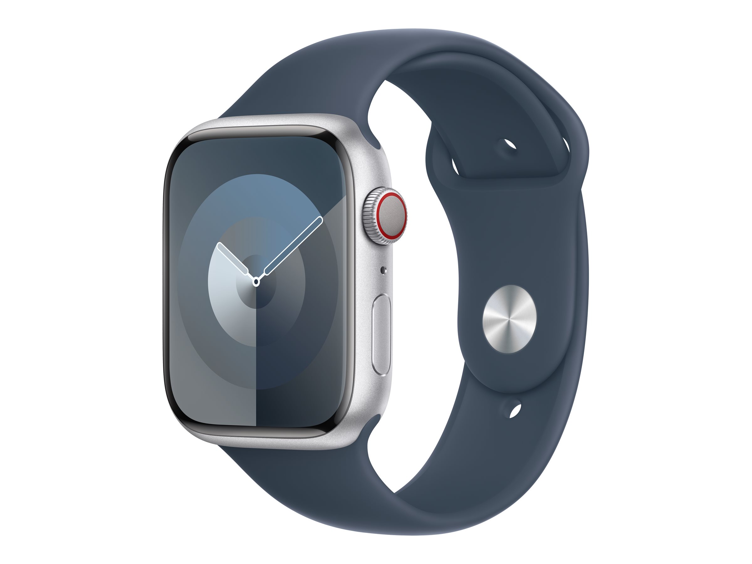 Apple - Bracelet pour montre intelligente - 45 mm - M/L (s'adapte aux poignets de 160 - 210 mm) - bleu tempête - MT3R3ZM/A - accessoires divers