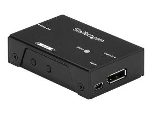 StarTech.com Extendeur vidéo Displayport jusqu'à 19,8 m - Amplificateur de signal DP - Répéteur DisplayPort - 4K 60 Hz - Prolongateur audio/vidéo - jusqu'à 20 m - DPBOOST - Prolongateurs de signal