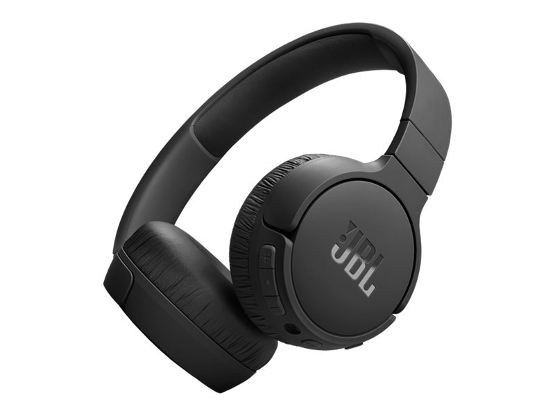 JBL TUNE 670NC - Écouteurs avec micro - circum-aural - Bluetooth - sans fil, filaire - Suppresseur de bruit actif - jack 3,5mm - noir - JBLT670NCBLK - Écouteurs